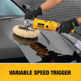 DEWALT 9-in Variable Speed Corded Polisher