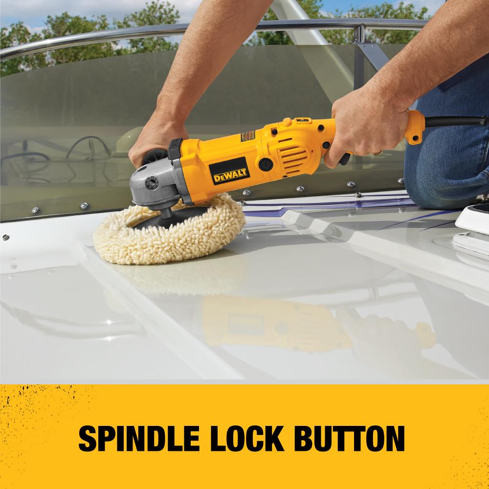 DEWALT 9-in Variable Speed Corded Polisher