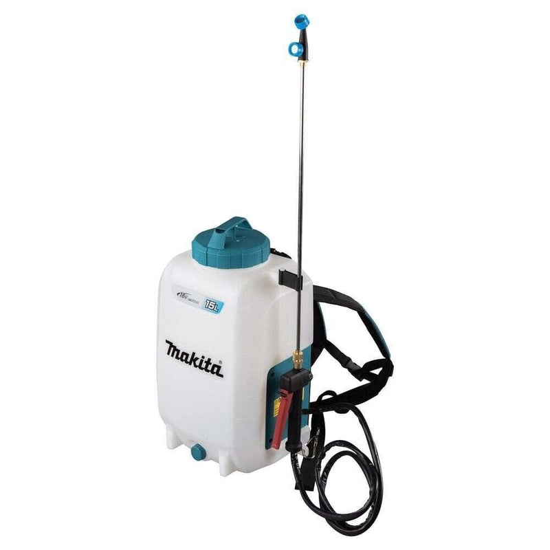 Makita Sprayer DUS158z 15L 18v Backpack Garden Body Only Gold
