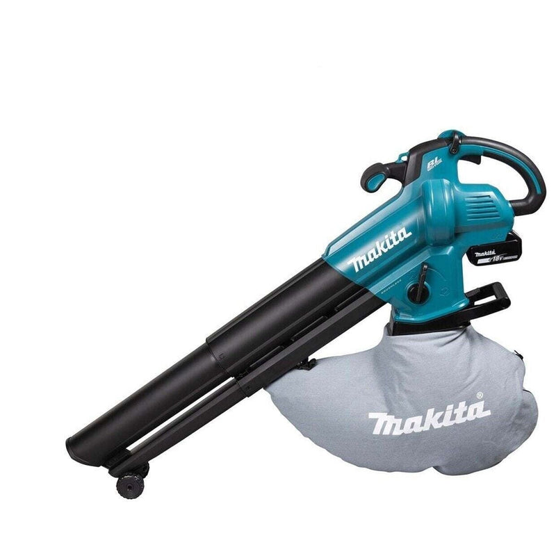 MAKITA DUB187Z 18v LXT Cordless Leaf Blower Vacuum attachment and Bag Silver