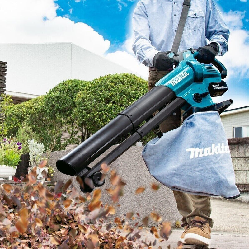 MAKITA DUB187Z 18v LXT Cordless Leaf Blower Vacuum attachment and Bag Silver