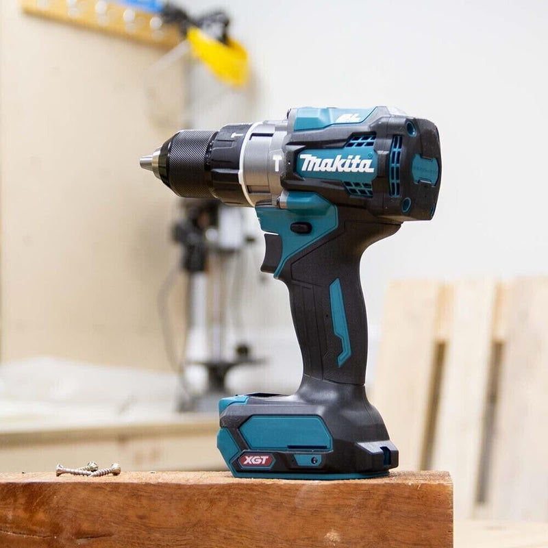 Makita 40V XGT Combi Drill Brushless HP001GZ Body Only Gold