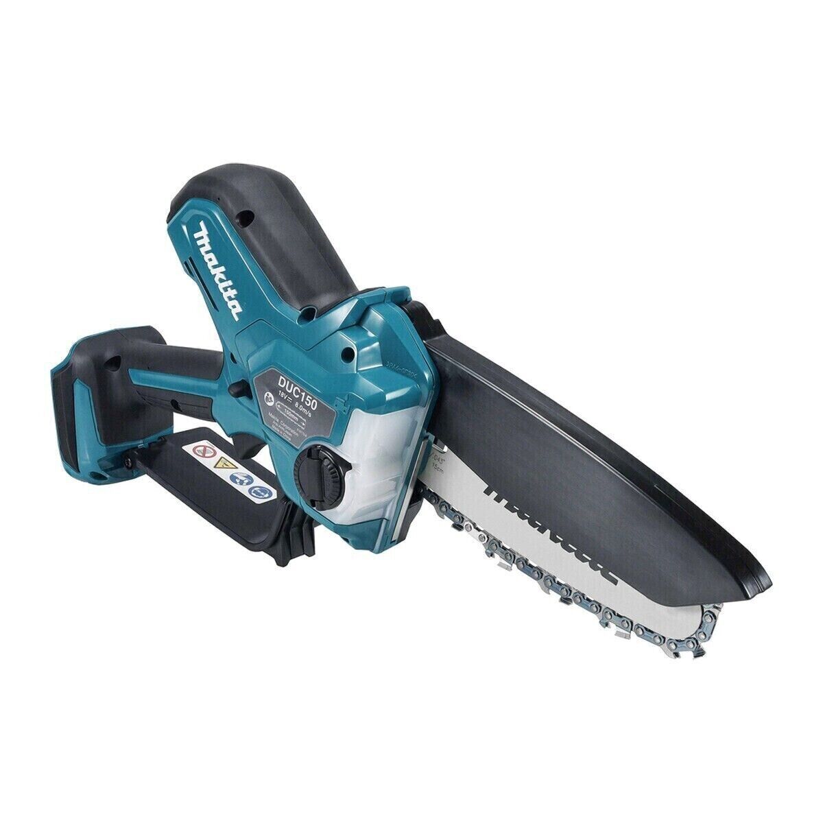 Makita DUC150Z 18v Brushless Pruning Saw 150mm LXT Body Only chainsaw Silver