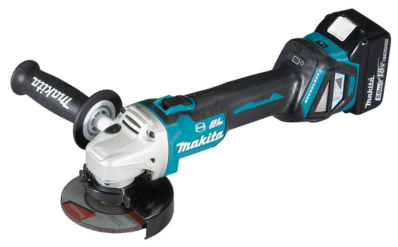 Makita DGA463Z 18V Angle Grinder Brushless 115mm Body Only 4 1/2" Gold